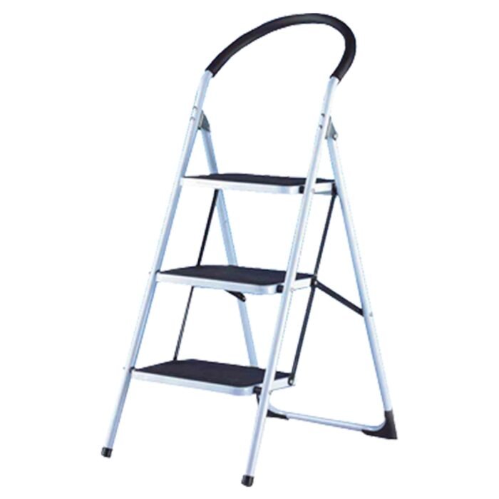 Stepladder with Protection 3 Wide Steps Flux - Image 1