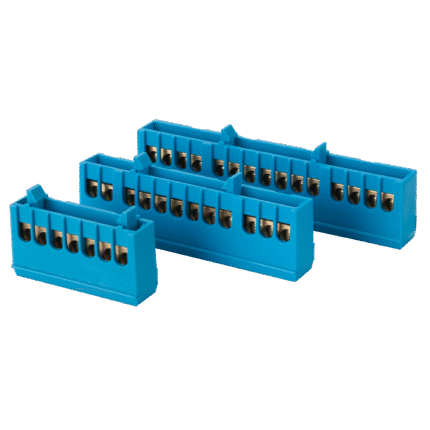 NEUTRAL  TERMINAL  BLOCK  FOR  DIN  RAIL