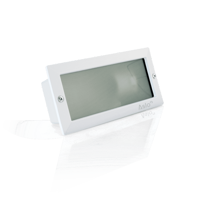 WHITE  RECESSED  WALL  LIGHT  WITHOUT  GRID  ASC1501B - Image 1