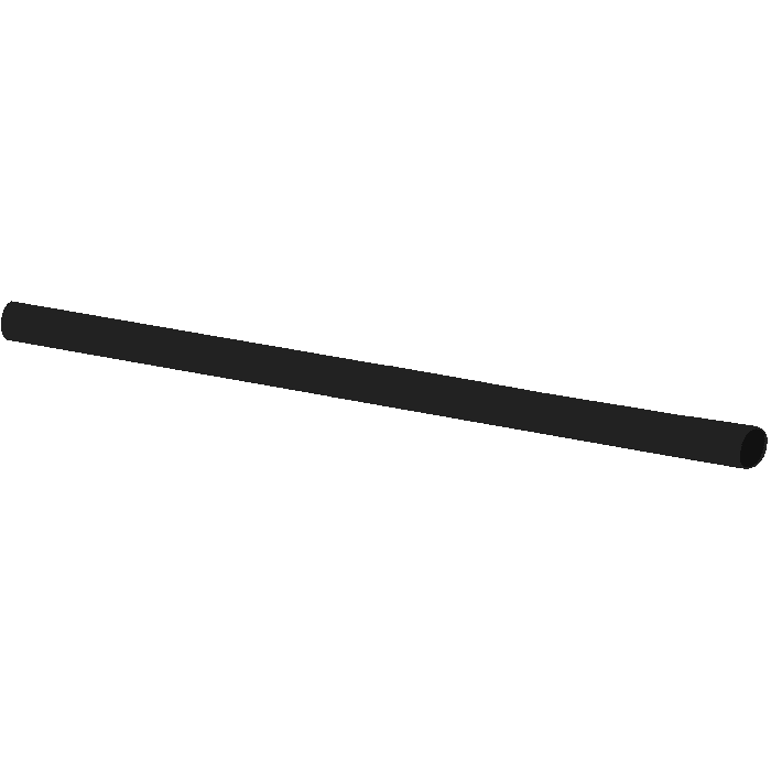 THIN  WALL  HEAT  SHRINKABLE  TUBE  13,0/6,5  WITHOUT  ADHESIVE  BLACK - Image 1